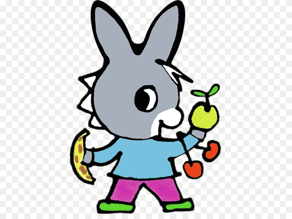 Trotro Loves Fruit, Animal, Mammal, Rabbit Free Png Download