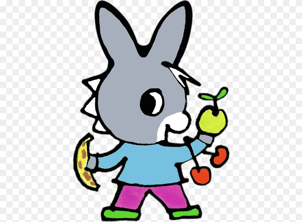 Trotro Loves Fruit Trotro, Animal, Mammal, Rabbit Free Png