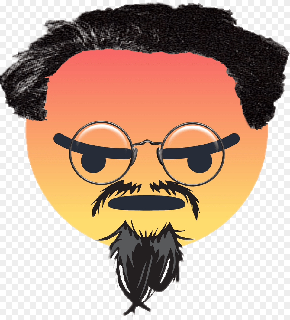 Trotsky Leontrotsky Russia Bolshevik Revolution Soviet Illustration, Accessories, Glasses, Person, Woman Png Image