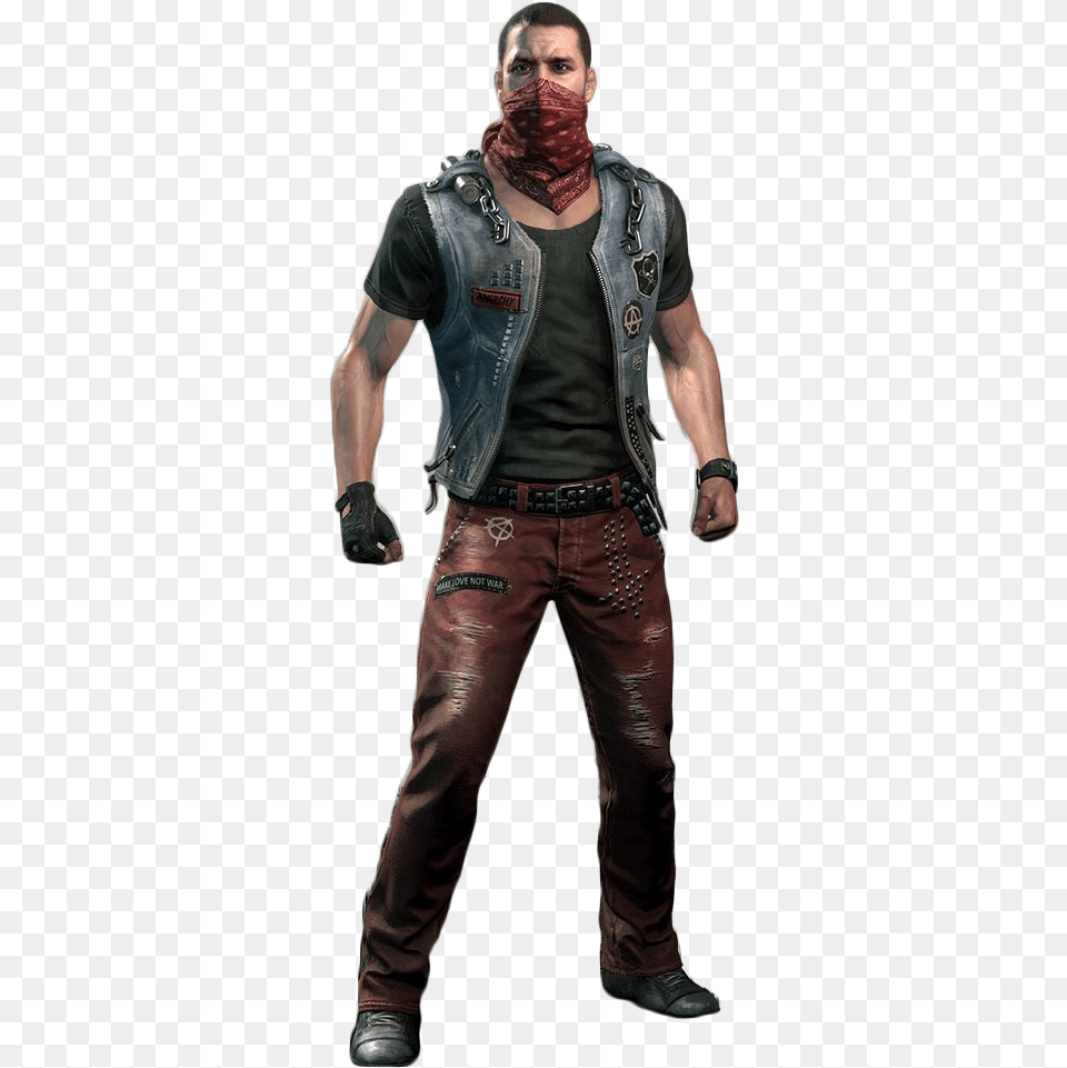 Troublemaker Outfit Dying Light Crane, Vest, Person, Pants, Jacket Png Image