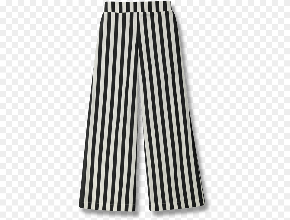 Trousers Ilona Stripes Black White Xs L Skirt, Clothing, Pants, Shorts, Swimming Trunks Free Png