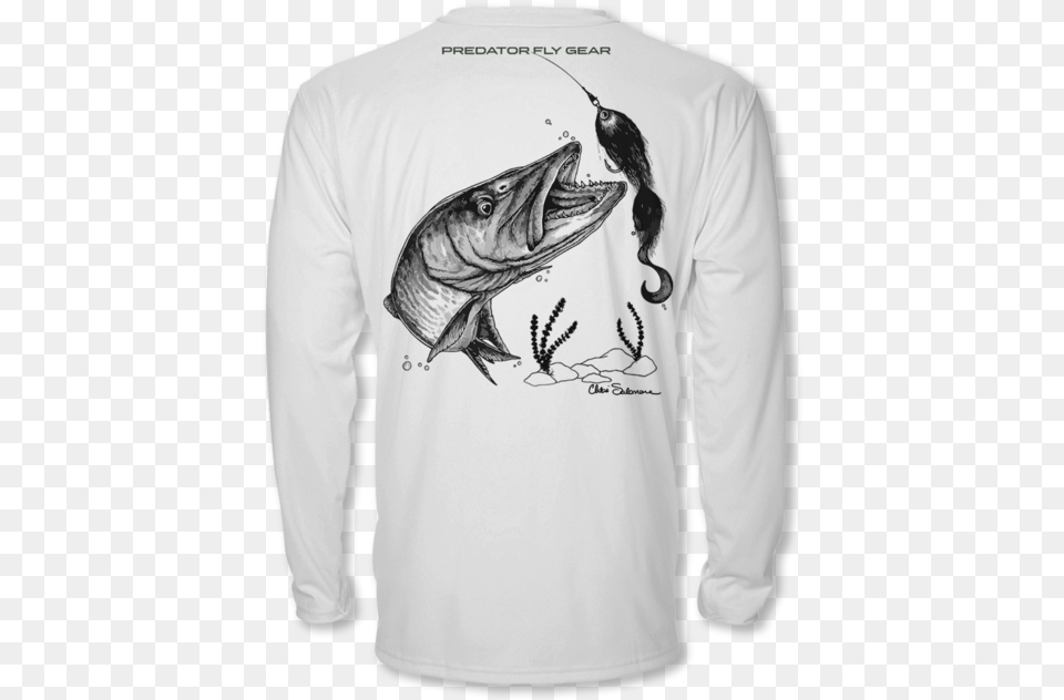 Trout, T-shirt, Sleeve, Long Sleeve, Clothing Free Png Download