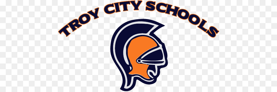Troy City Schools Charles Henderson High School Trojans, Helmet, Logo, Sport, Playing American Football Free Png Download