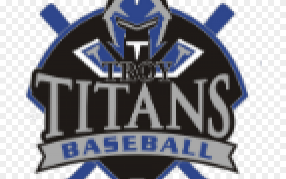 Troy Titans Black 10u Full Time Travel Tryouts Troy Baseball League Inc, Badge, Logo, Symbol, Emblem Png Image