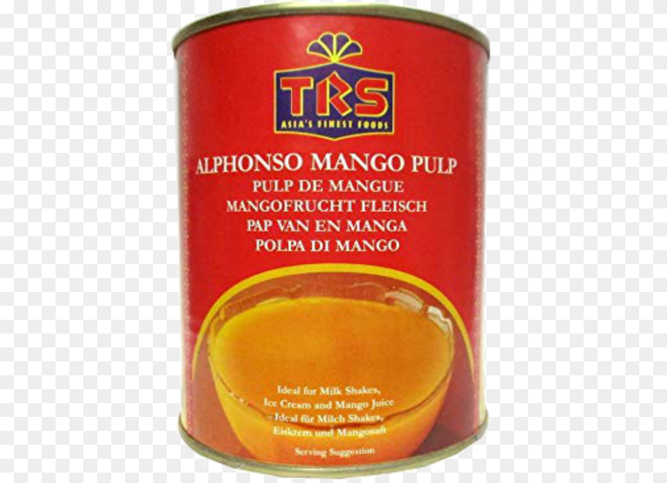 Trs Foods Mango Pulp, Food, Ketchup, Beverage, Juice Png Image