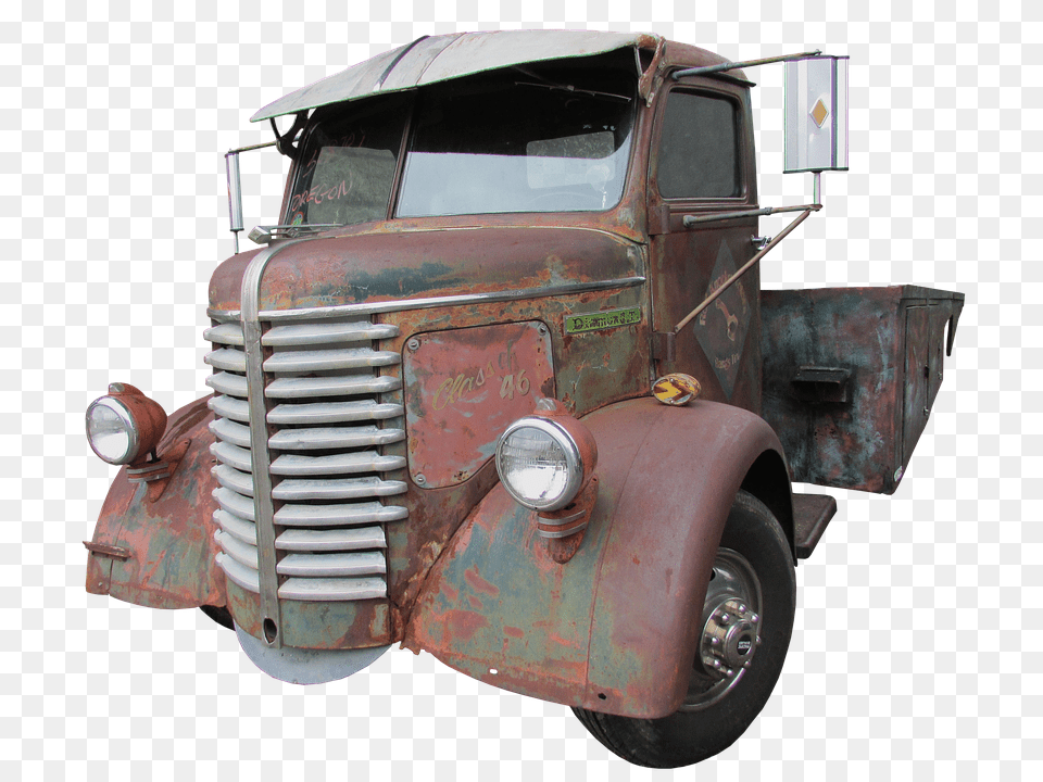 Truck Machine, Wheel, Transportation, Vehicle Png Image