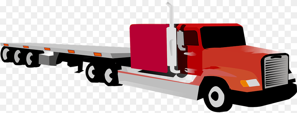 Truck 960 Flatbed Truck Clip Art, Trailer Truck, Transportation, Vehicle, Car Free Transparent Png