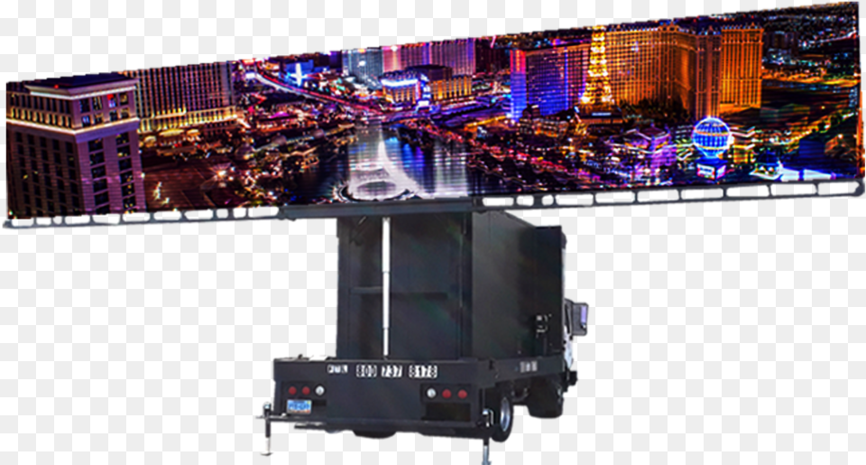 Truck Big Screen Metropolitan Area, Urban, Monitor, Metropolis, Hardware Free Png Download