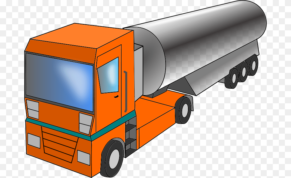 Truck Cistern, Trailer Truck, Transportation, Vehicle, Moving Van Png Image