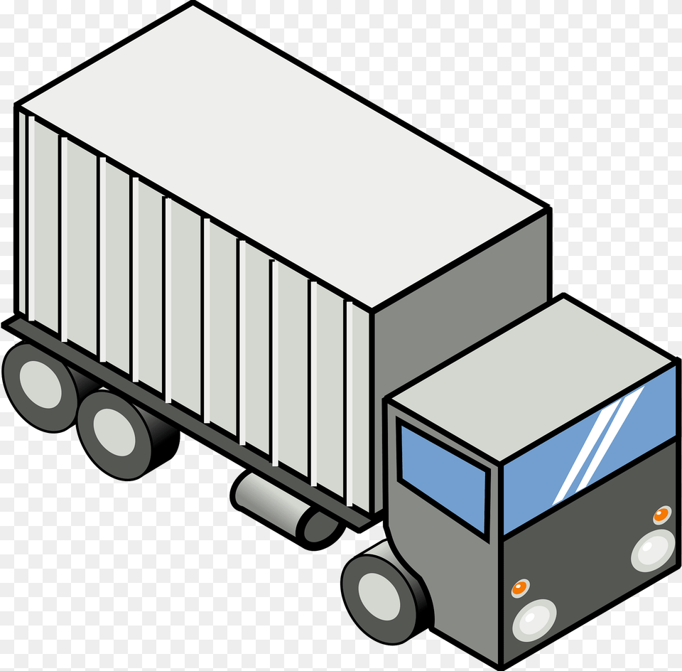 Truck Clipart, Trailer Truck, Transportation, Vehicle, Bulldozer Free Png