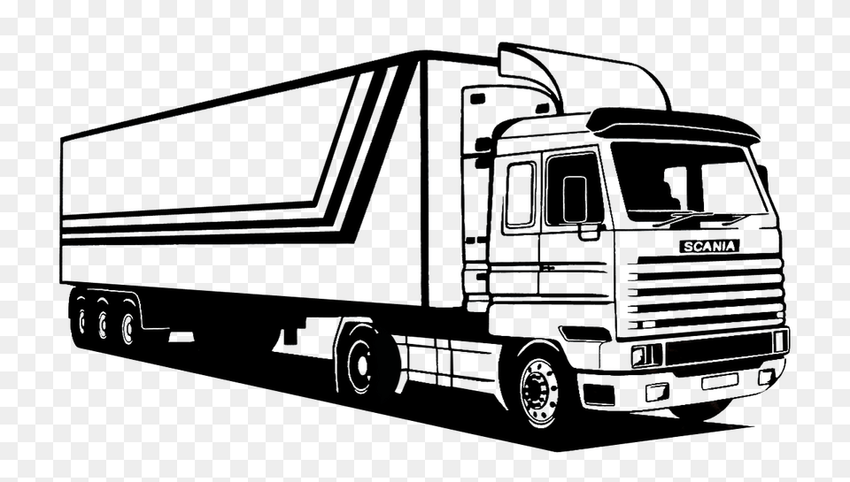 Truck Clipart, Trailer Truck, Transportation, Vehicle, Machine Free Transparent Png