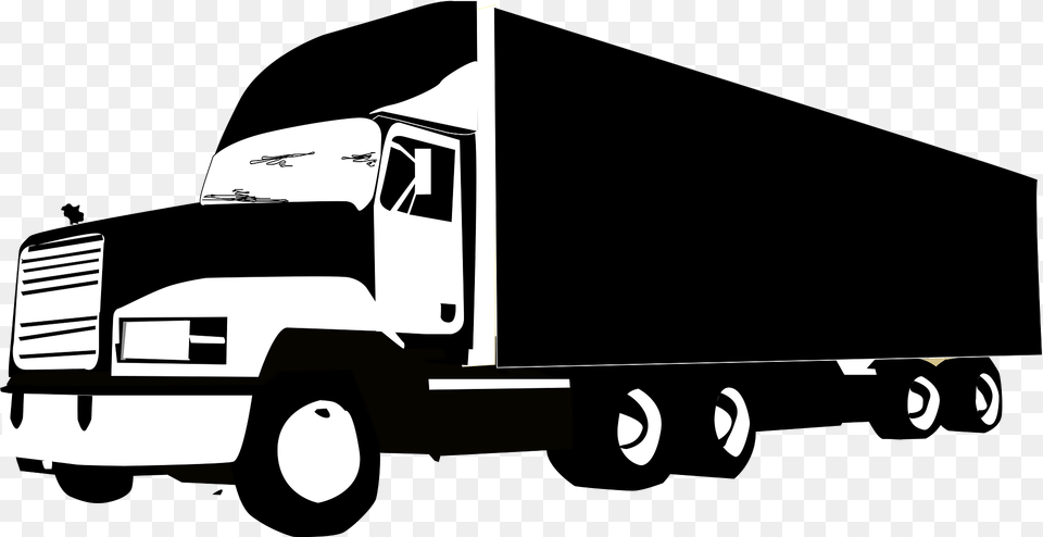 Truck Clipart, Moving Van, Trailer Truck, Transportation, Van Free Png