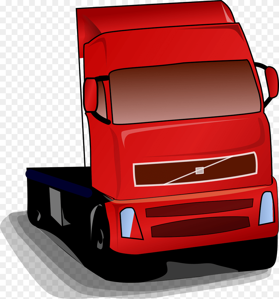 Truck Clipart, Trailer Truck, Transportation, Vehicle, Moving Van Png Image