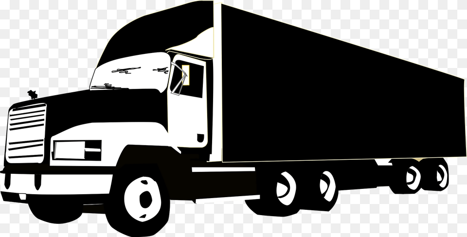 Truck Clipart, Moving Van, Trailer Truck, Transportation, Van Free Png Download