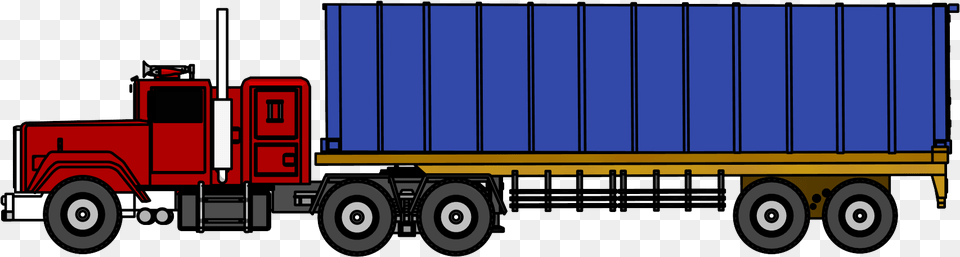 Truck Clipart, Trailer Truck, Transportation, Vehicle, Machine Png Image