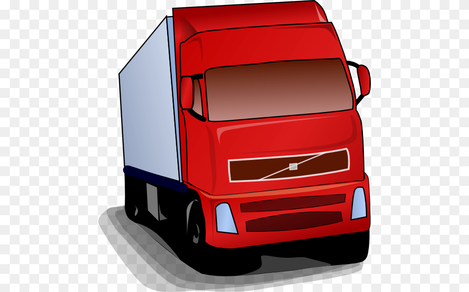 Truck Clipart Truck Clip Art, Trailer Truck, Transportation, Vehicle, Moving Van Free Transparent Png