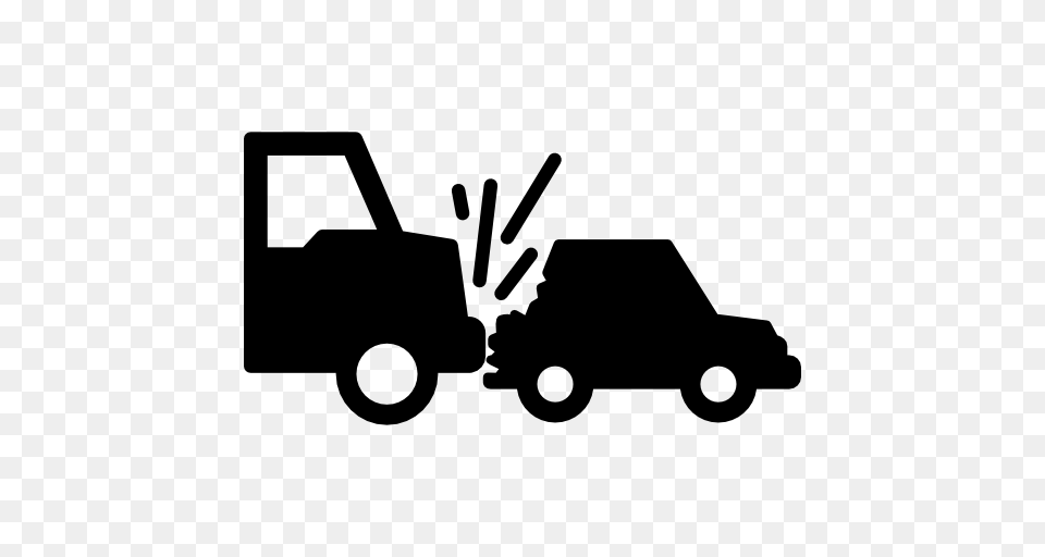 Truck Crash Car, Stencil, Plant, Device, Grass Free Png Download