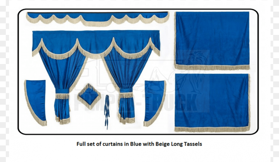 Truck Curtain Set With Long Tassels, People, Person Png