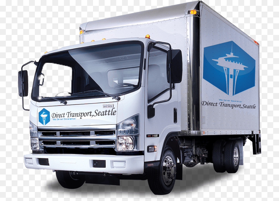 Truck Deliveries Isuzu Elf Truck, Transportation, Vehicle, Machine, Wheel Free Png
