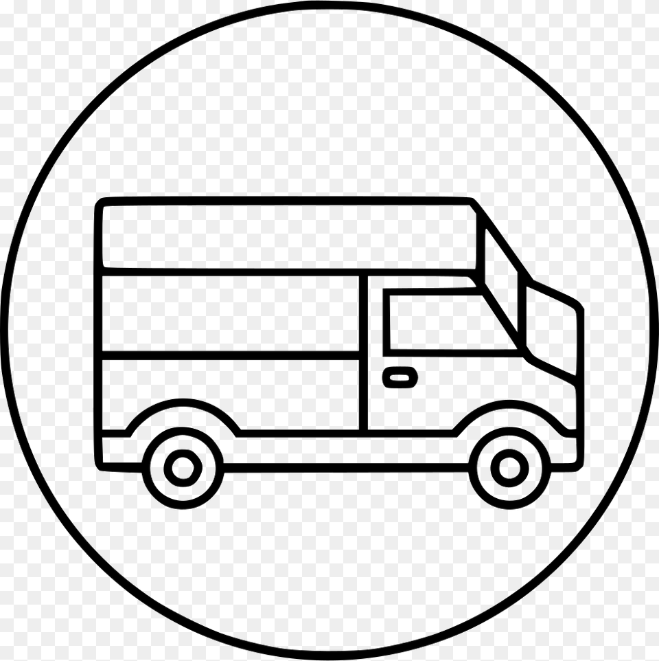 Truck Delivery Transport Shipping Illustration, Vehicle, Van, Transportation, Moving Van Free Png