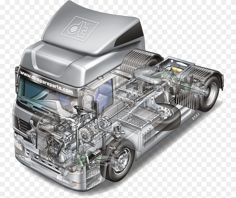 Truck Diesel Technic, Engine, Machine, Motor, Cad Diagram Free Transparent Png