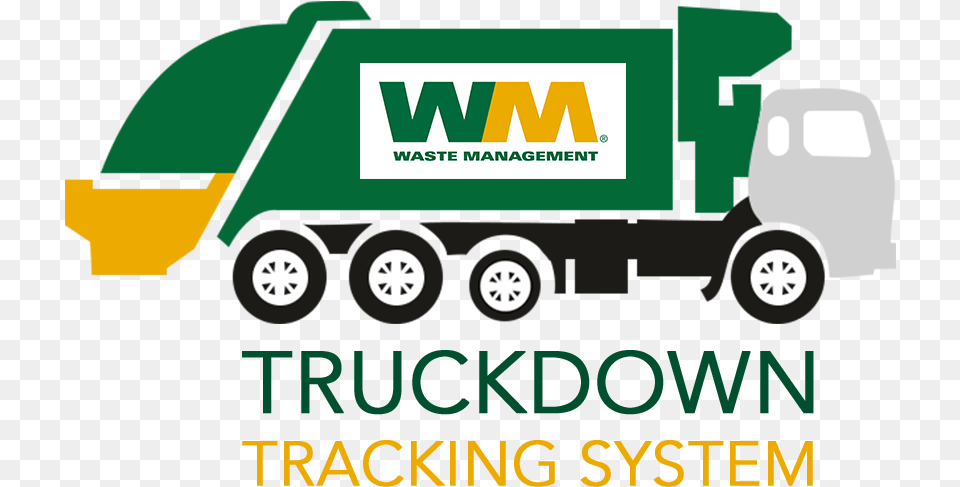 Truck Down Tracking System Waste Management Think Green, Vehicle, Transportation, Trailer Truck, Van Png Image