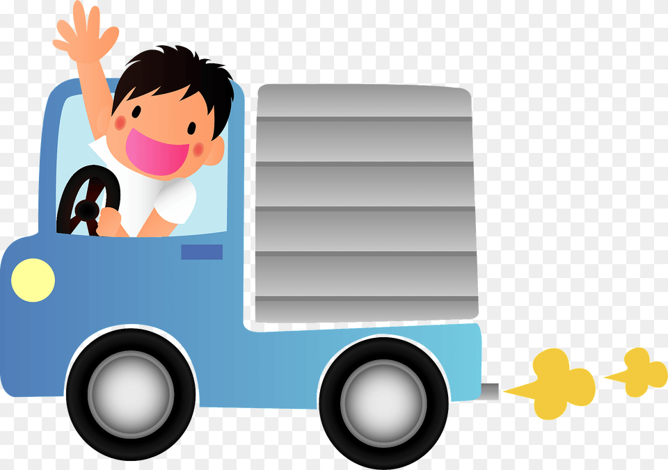 Truck Driver Clipart, Baby, Person, Face, Head Png Image