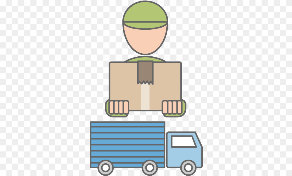 Truck Driver Icon, Box, Cardboard, Carton, Package Free Png