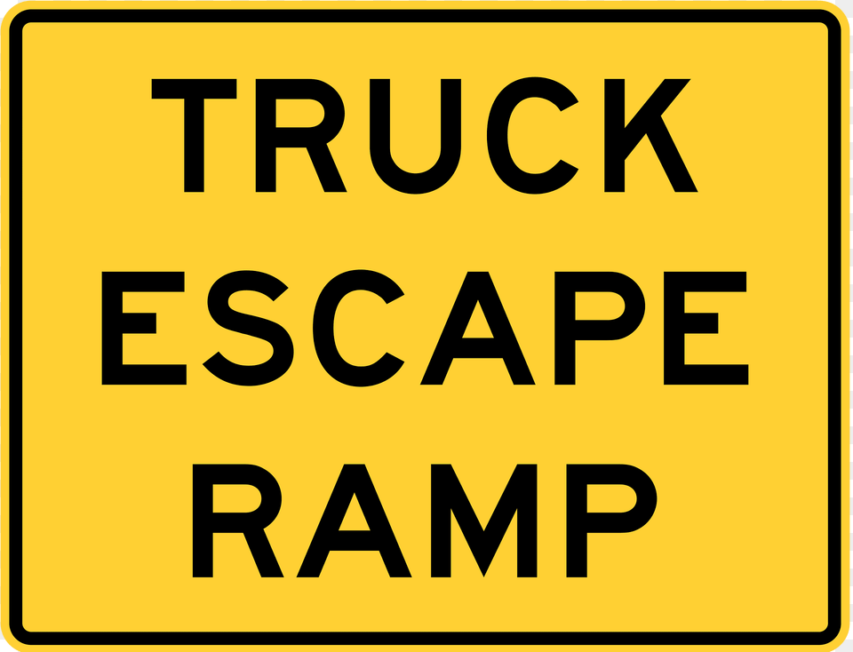 Truck Escape Ramp Clipart, Sign, Symbol, Road Sign Free Png