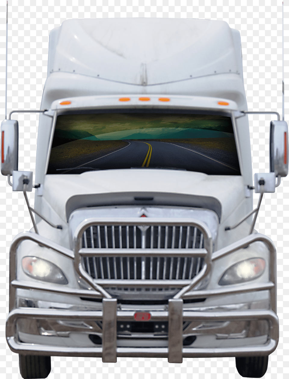 Truck Front International Prostar, Bumper, Trailer Truck, Transportation, Vehicle Free Transparent Png