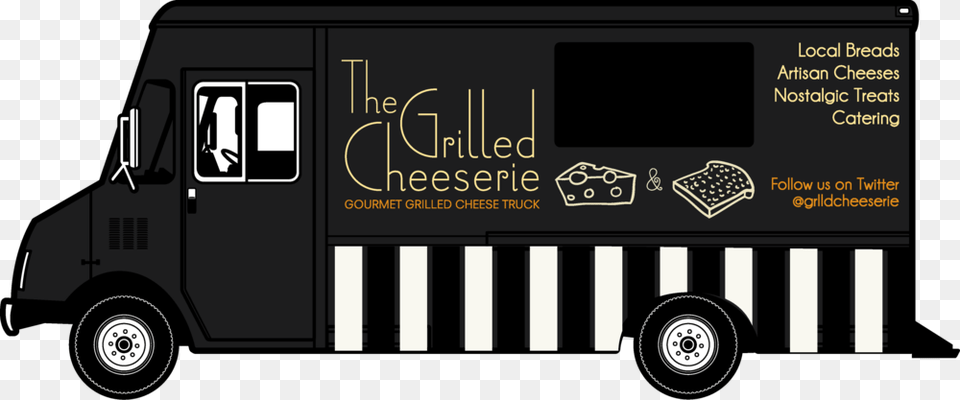 Truck Grilled Cheeserie Food Truck Nashville, Road, Tarmac, Moving Van, Transportation Png Image