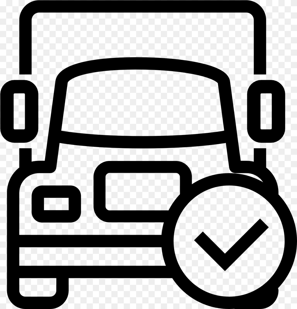 Truck Icon Weigh In Vehicle Icon, Gray Free Png Download