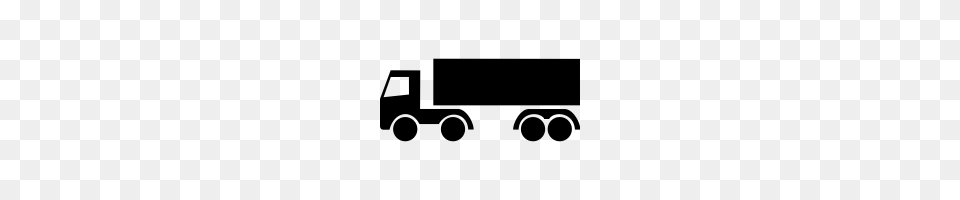 Truck Icons Noun Project, Gray Free Png Download