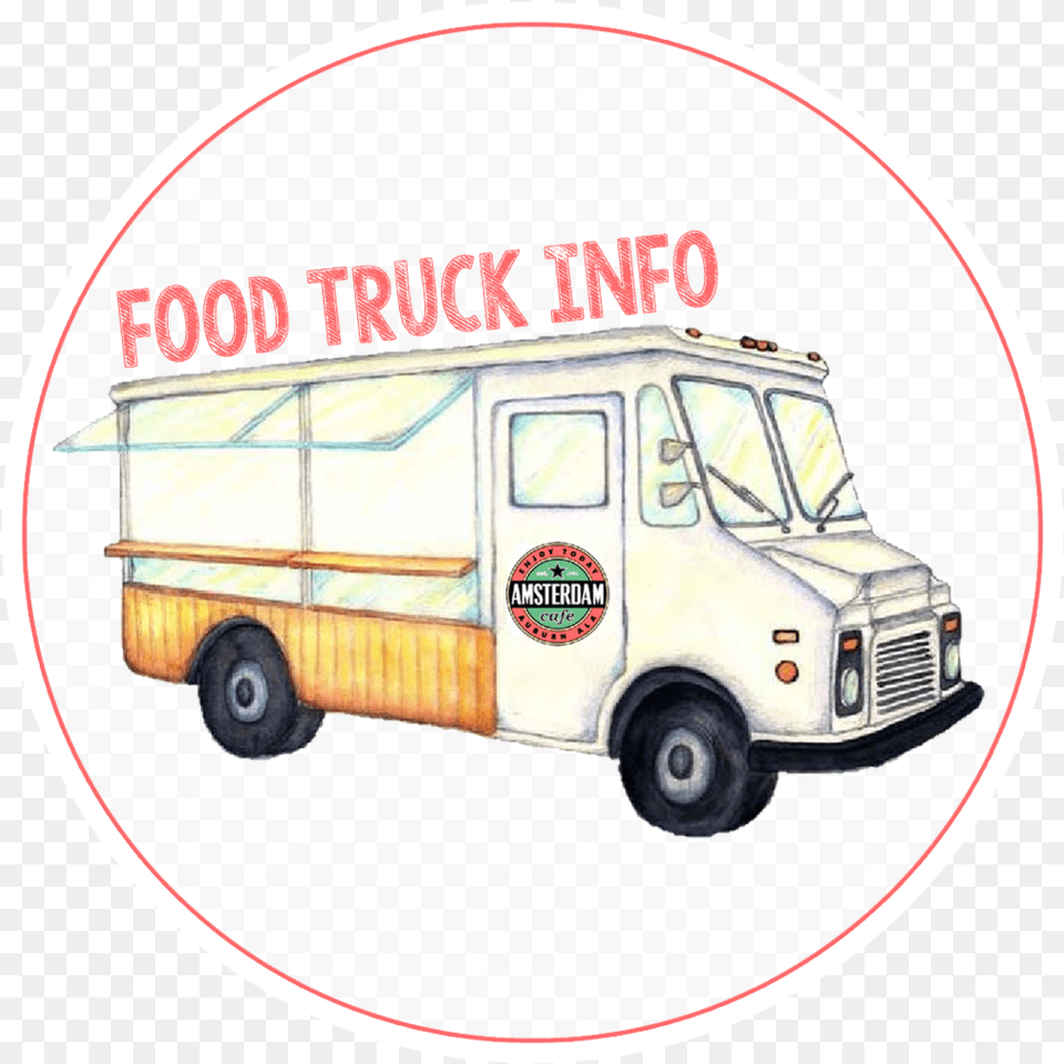 Truck Logo Amsterdam Food Truck Auburn, Car, Transportation, Vehicle, Van Png Image