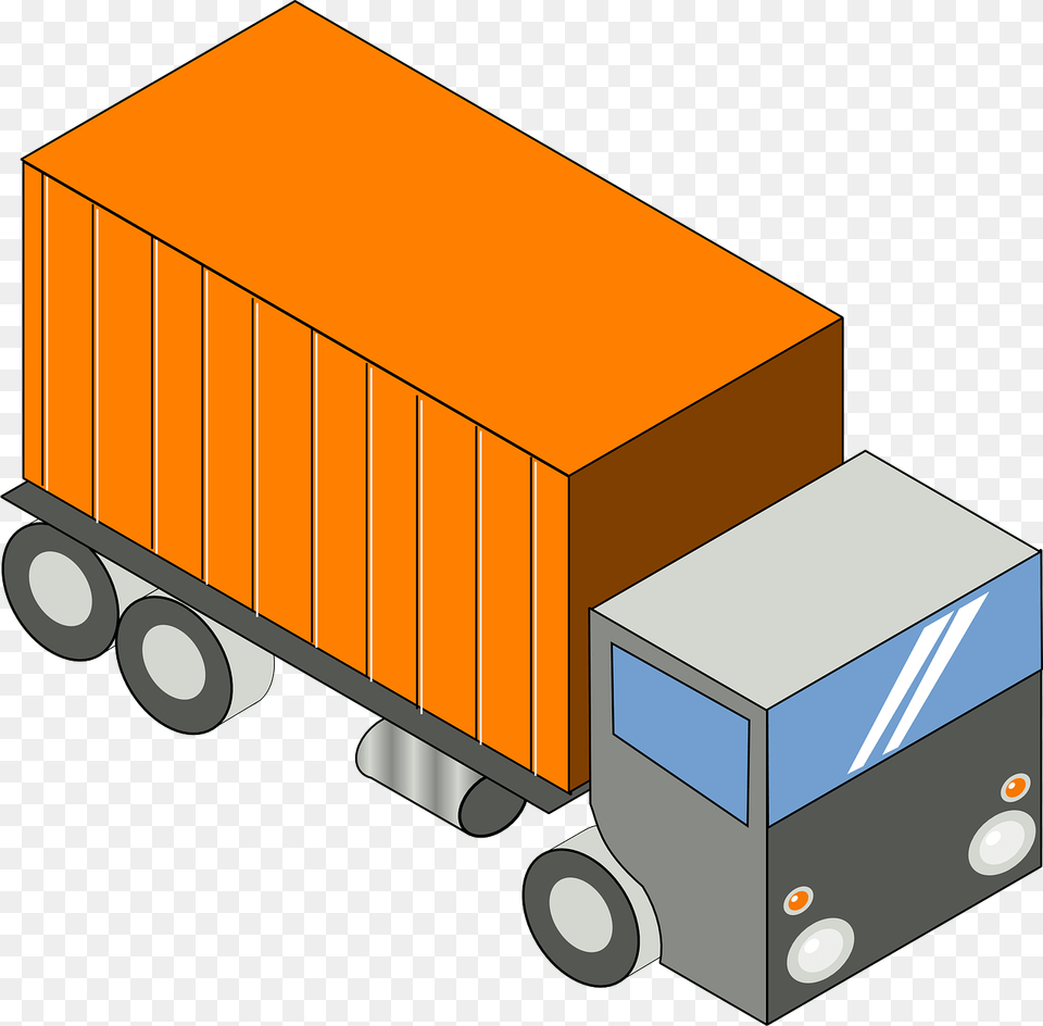 Truck Lorry Transportation Container Vehicle Camion Clipart, Trailer Truck, Moving Van, Van Png