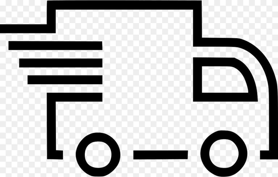 Truck Shipping Fast Icon Fast Truck, Stencil, Transportation, Van, Vehicle Free Png