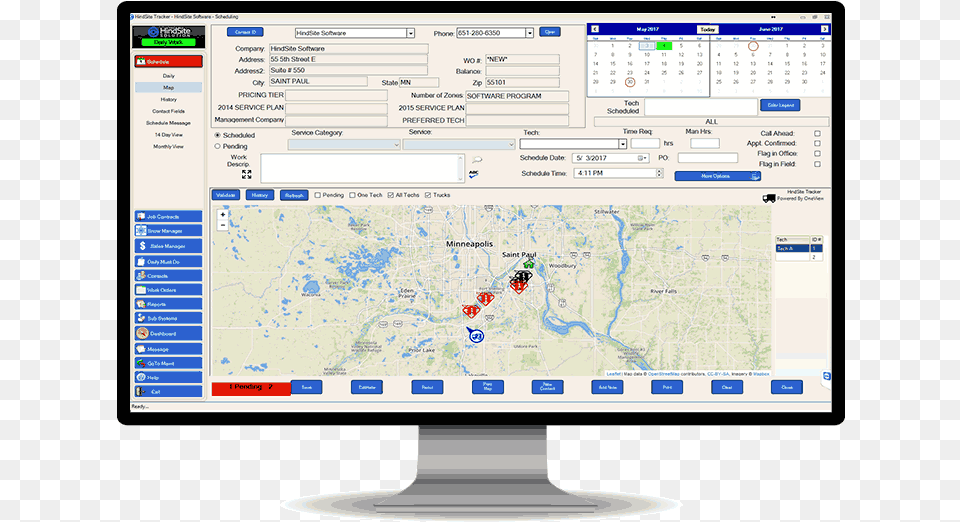 Truck Tracking, Computer Hardware, Electronics, Hardware, Monitor Free Png Download