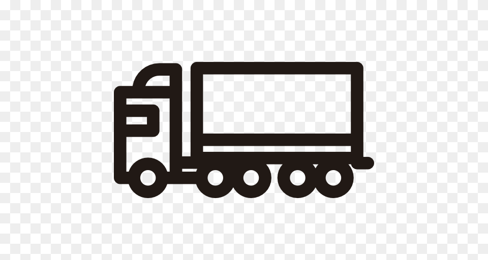 Truck Trailer Simple, Vehicle, Transportation, Trailer Truck, Device Free Transparent Png