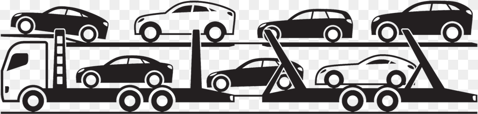 Truck Transporting Cars Auto Transport Truck, Car, Transportation, Vehicle, Machine Png