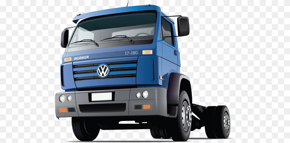 Truck Vector Free Download, Trailer Truck, Transportation, Vehicle, Machine Png