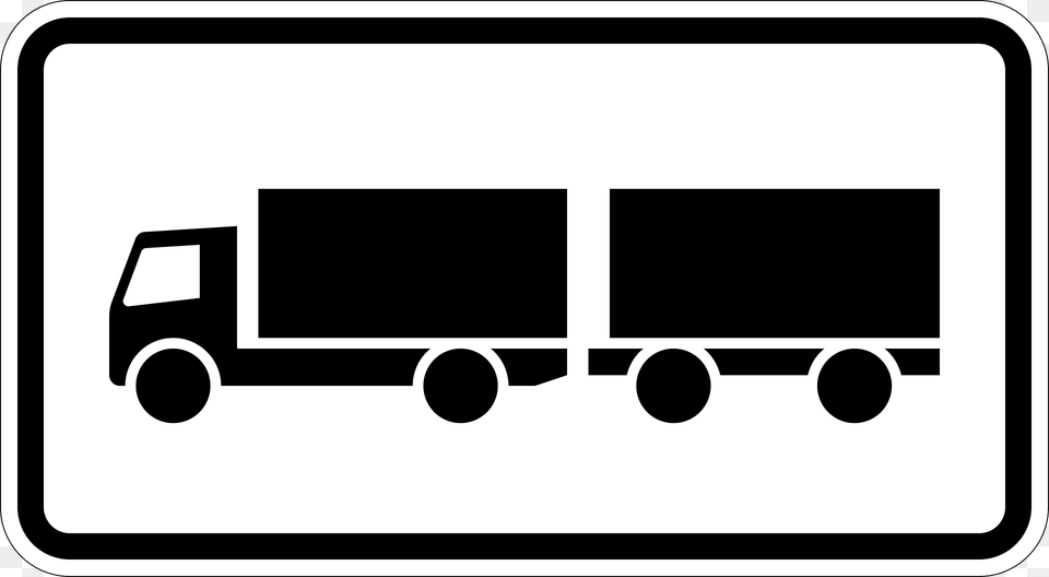 Truck With Trailer Clipart, Moving Van, Transportation, Van, Vehicle Free Png Download