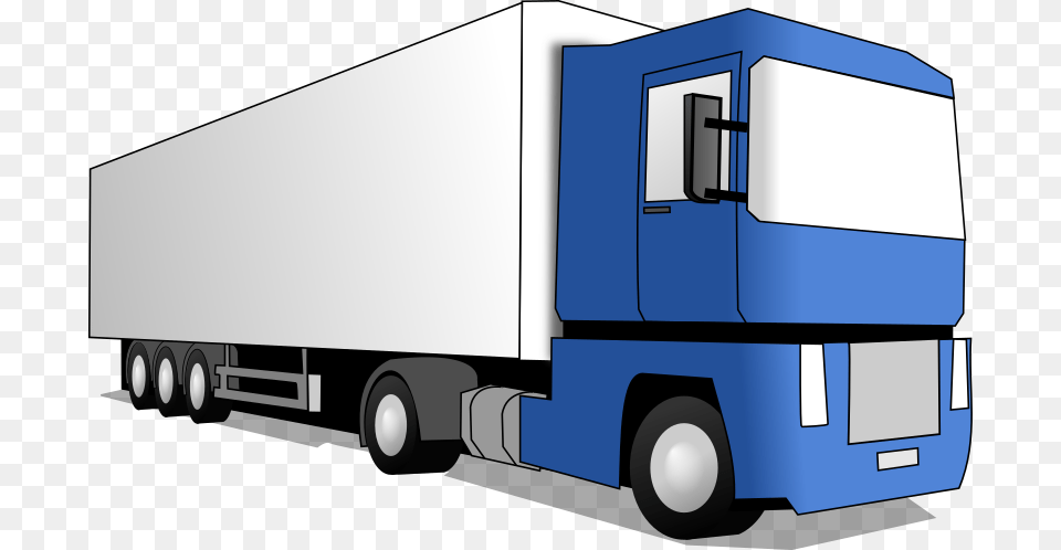 Trucking Clipart Collection, Trailer Truck, Transportation, Truck, Vehicle Png Image