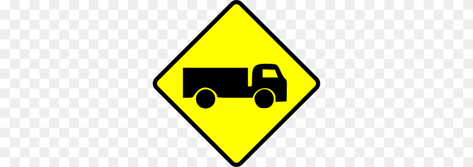 Trucks Sign, Symbol, Road Sign, Blackboard Free Transparent Png