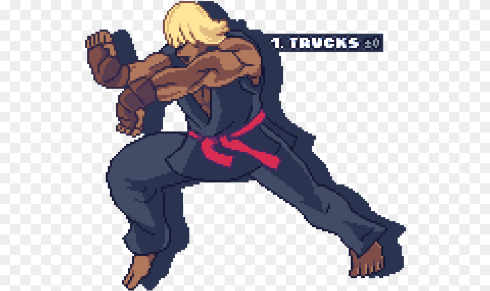 Trucks Cartoon, Person, Martial Arts, Sport Png Image