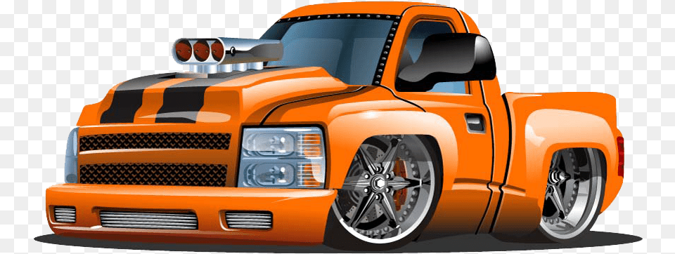 Trucks Hot Rod Cartoon, Pickup Truck, Transportation, Truck, Vehicle Free Png Download