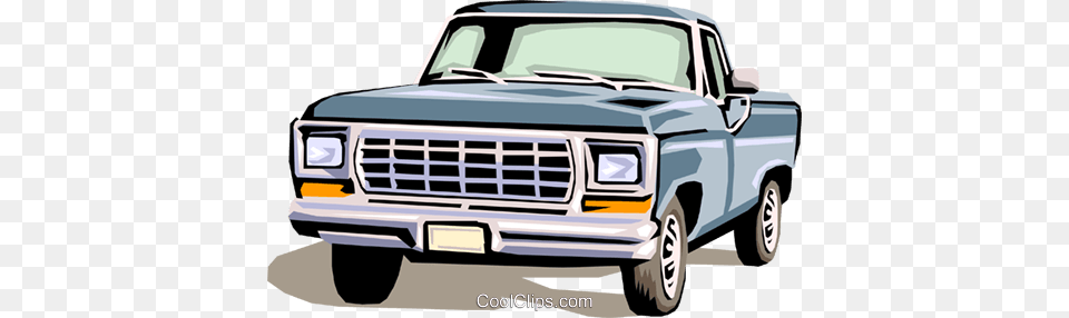 Trucks Royalty Vector Clip Art Illustration, Pickup Truck, Transportation, Truck, Vehicle Png Image