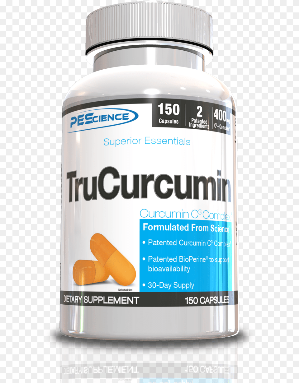 Trucurcumin By Pes, Medication, Pill, Bottle, Shaker Free Png