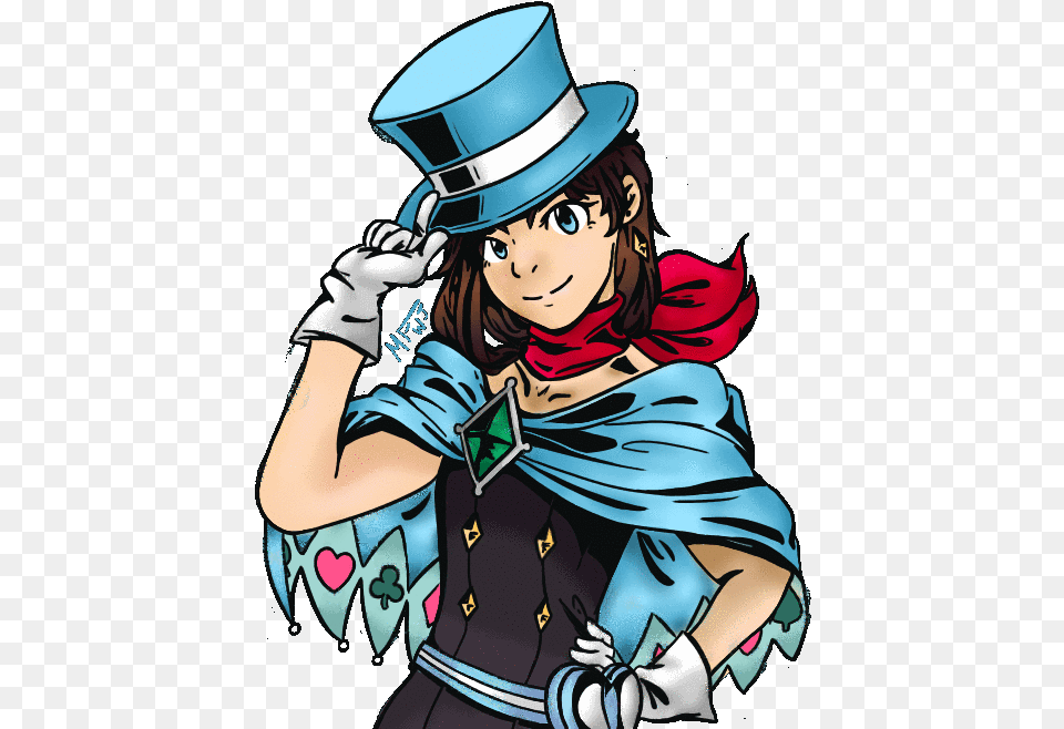 Trucy Wright Ace Attorney Trucy Ace Attorney, Book, Comics, Publication, Adult Free Png