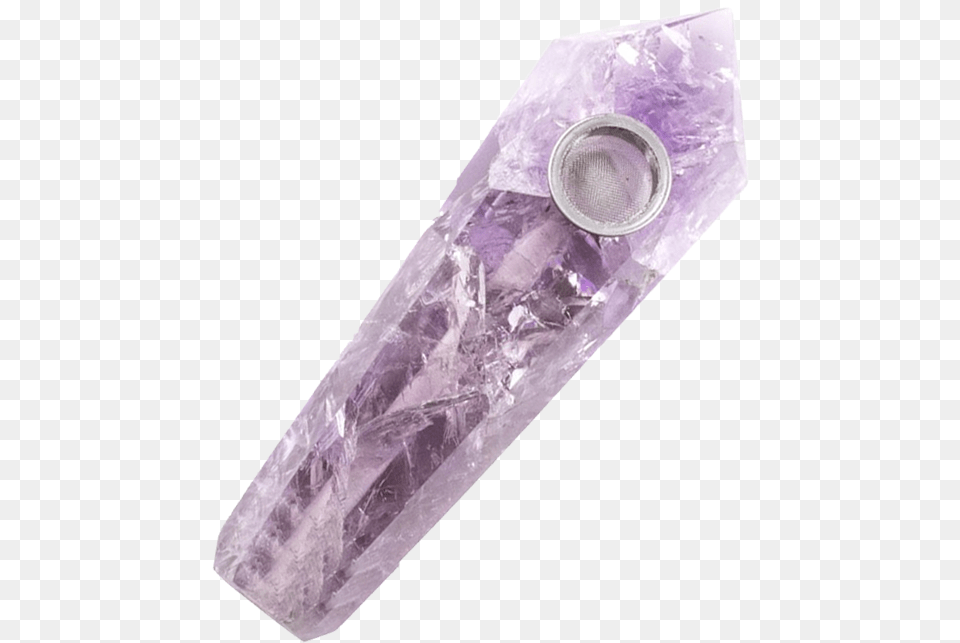 True Amethyst Natural Healing Crystal Pipe Crystal Amethyst Pipe, Accessories, Gemstone, Jewelry, Mineral Free Png Download