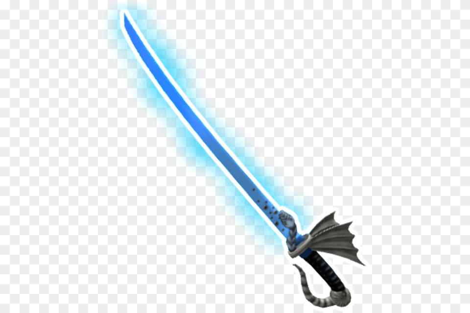 True Blue Dragon Katana True Blue Dragon Katana Rpg Simulator, Sword, Weapon, Blade, Dagger Free Png Download